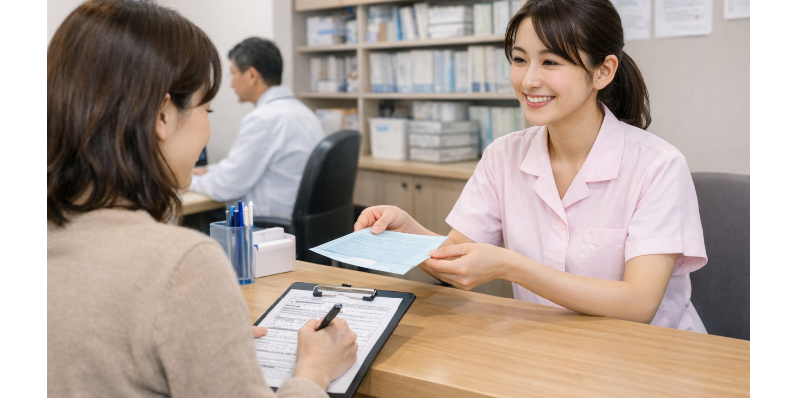 受付・問診票のご記入